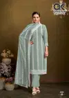 Lucknowi Work By Al Karam Cotton Dress Material Wholesale Clothing Suppliers In India
